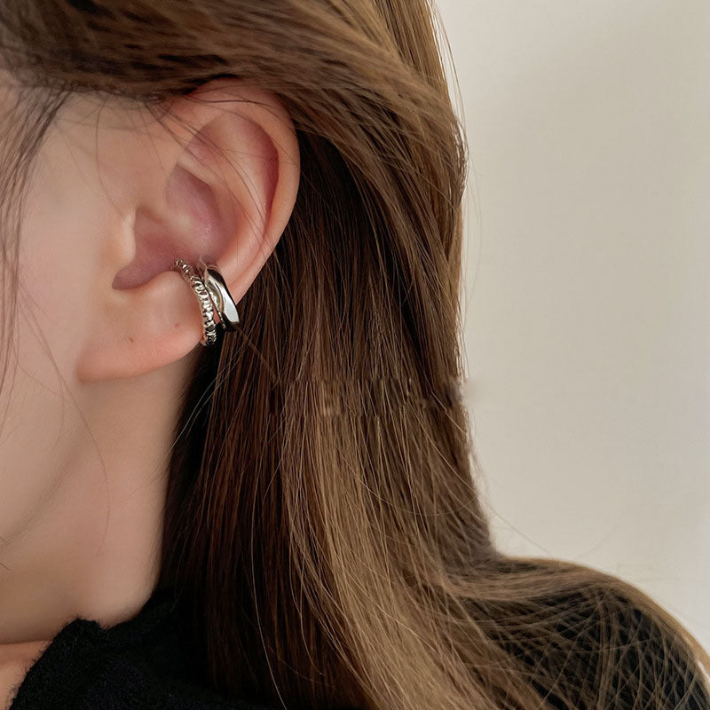Wholesale Copper Electroplated U-Shaped Ear Cuff - Non-Pierced Ear Clip,  Trendy Jewelry Accessory