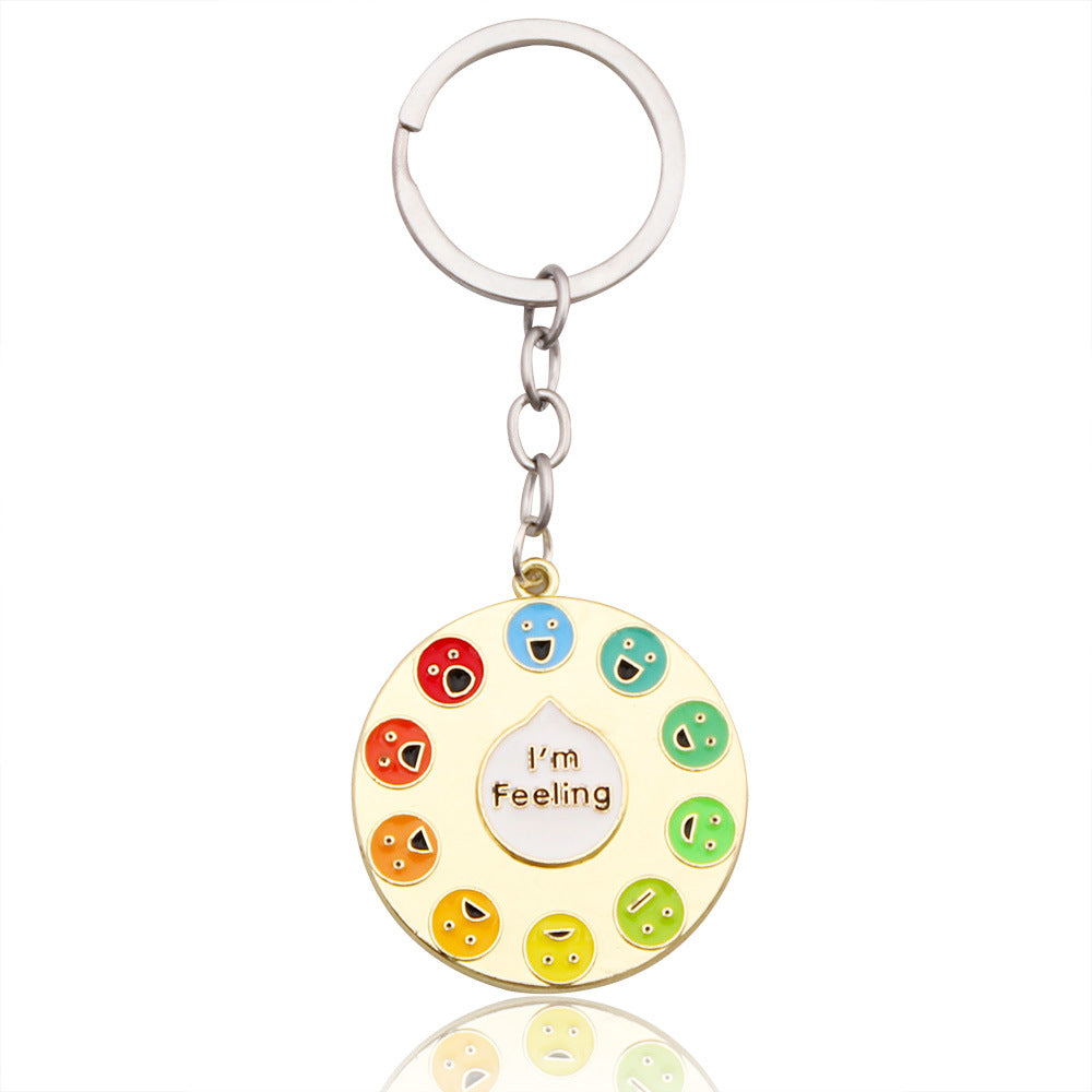 Wholesale Mood Expression Battery Power Keychain