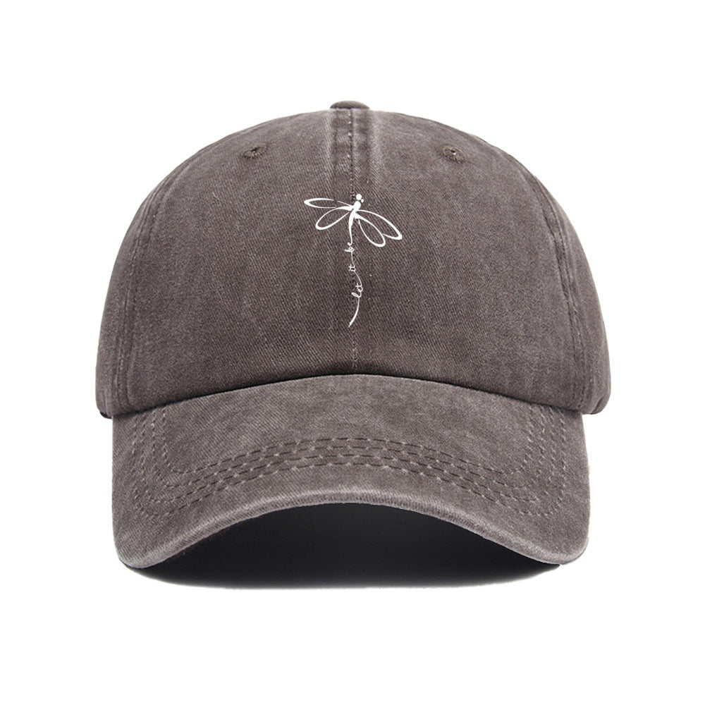 Wholesale Fashion dragonfly washed baseball cap
