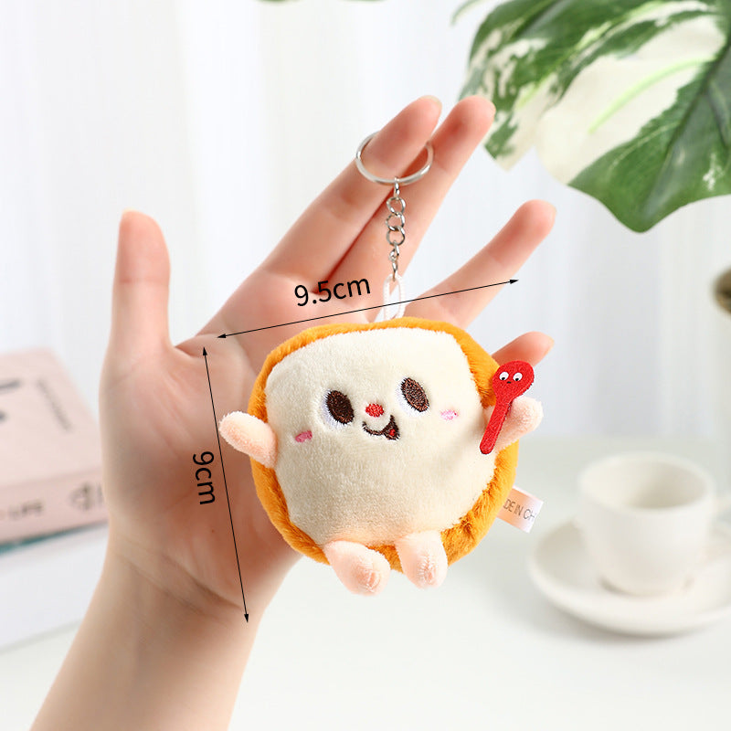Wholesale Cartoon Chips Burger Hot Dog Plush Keychain ACC-KC-XiaW002