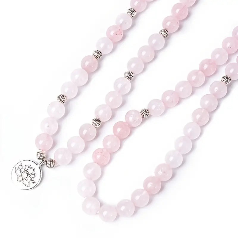 Großhandel natürliche rosa Kristallarmbandketten