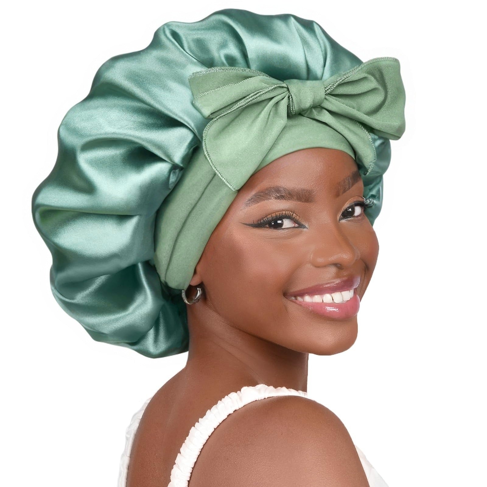 Wholesale Ribbon Round Hat Bowknot Oversized Nightcap