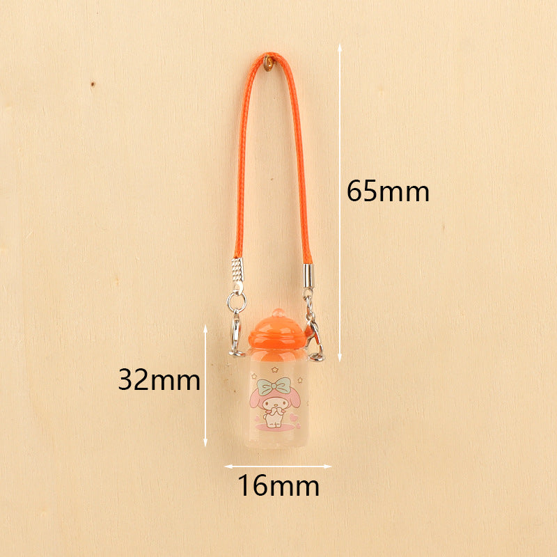 Wholesale Cute cartoon mini bottle pendant doll accessories