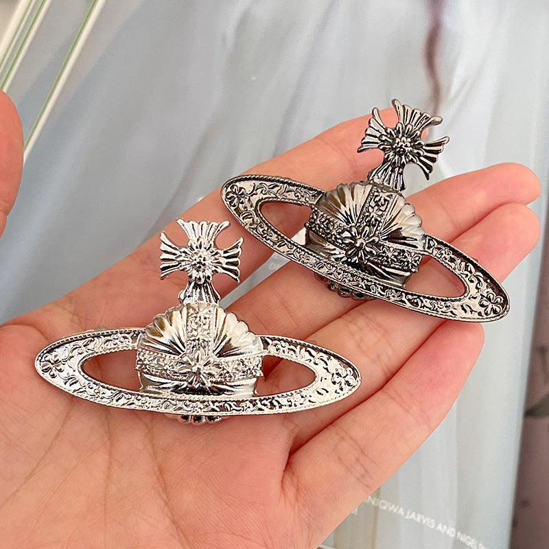 Wholesale Cross Planet Metal Brooch ACC-BCH-Jicai002