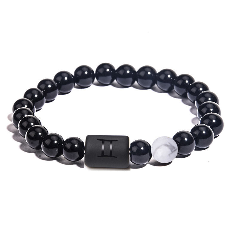 Wholesale Elastic Bracelet for Men Tiger Eye Agate Mixed Color Beads Bracelet