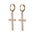 Wholesale smooth cross earrings