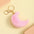 Wholesale Moon Fur Ball Plush Keychain