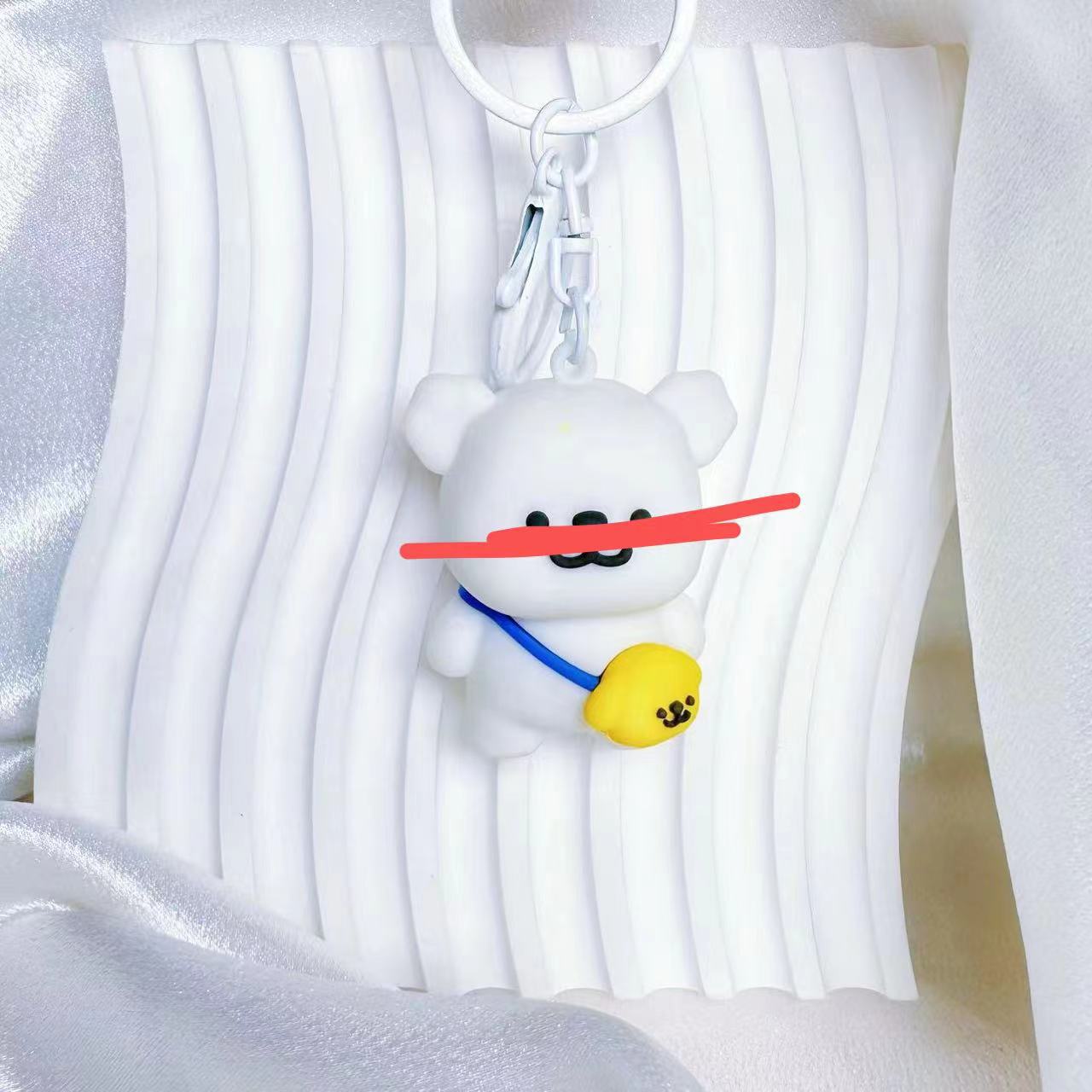 Wholesale Cartoon Cute Puppy Bone Keychain