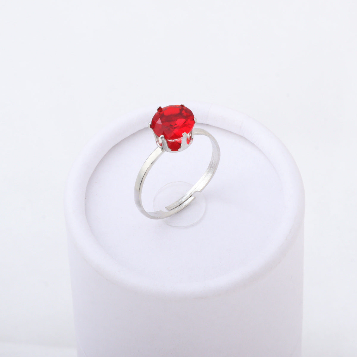 Wholesale  classic round crystal zircon necklace earrings ring jewelry set