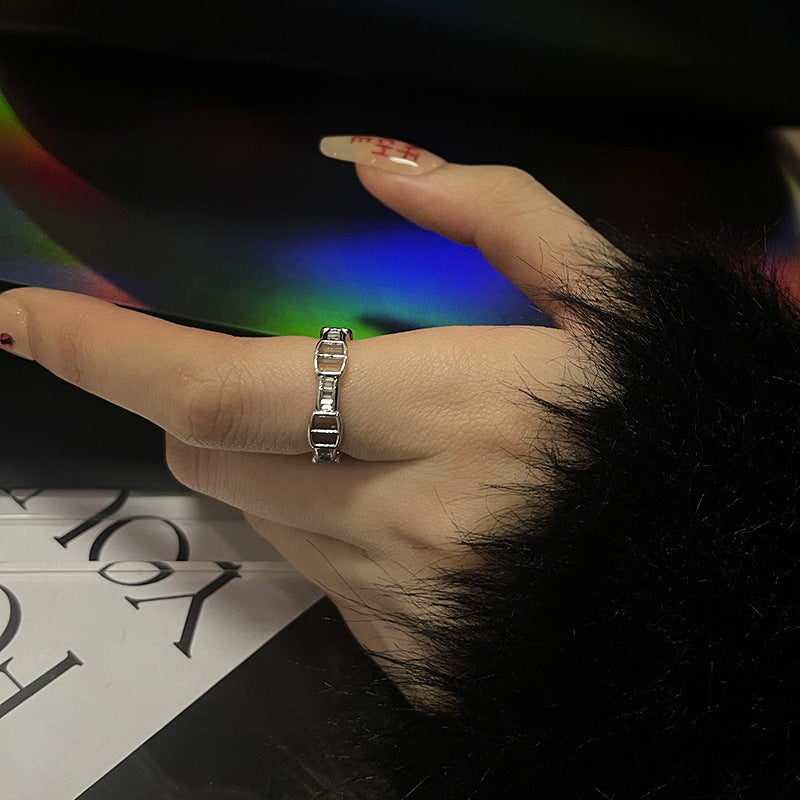 Wholesale Vintage Oil Dripping Copper Open Adjustable Finger Rings ACC-RS-JiuHao030