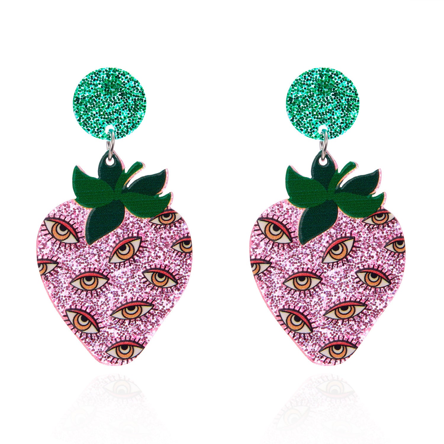 Wholesale Halloween Day Earrings Jewelry Fantasy Ghost Eyes  Acrylic Earrings