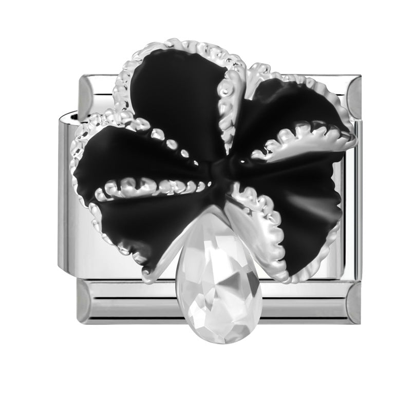 Wholesale Rabbit Love Star Theme Stainless Steel DIY Bracelet Parts Trendy Jewelry Accessory