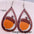 Wholesale Thanksgiving wooden earrings pumpkin turkey car water drop pendant earrings