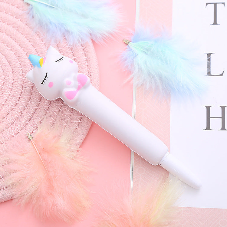 Wholesale  Slow Rebound Gel Pen Cute Cartoon Pen