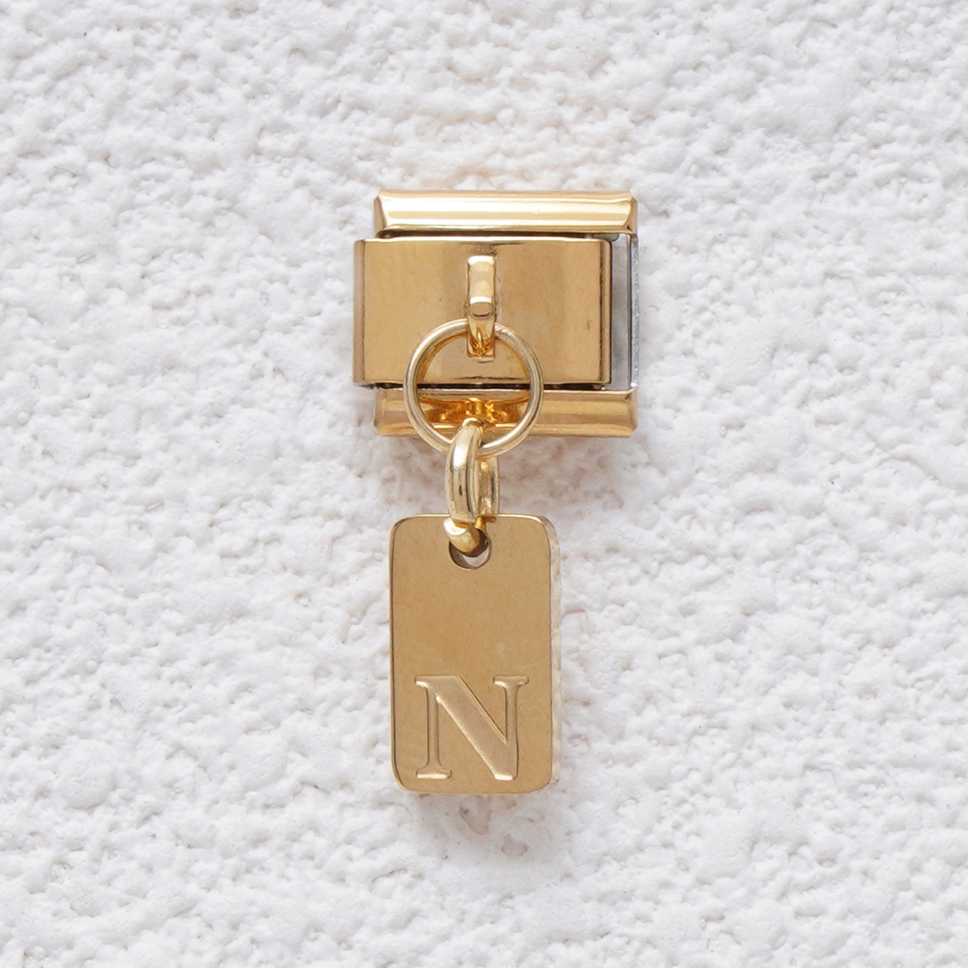 Wholesale 5pcs Italian Charm Bracelet 9mm DIY Splicing Letter Series Stainless Steel Composable Bracelet