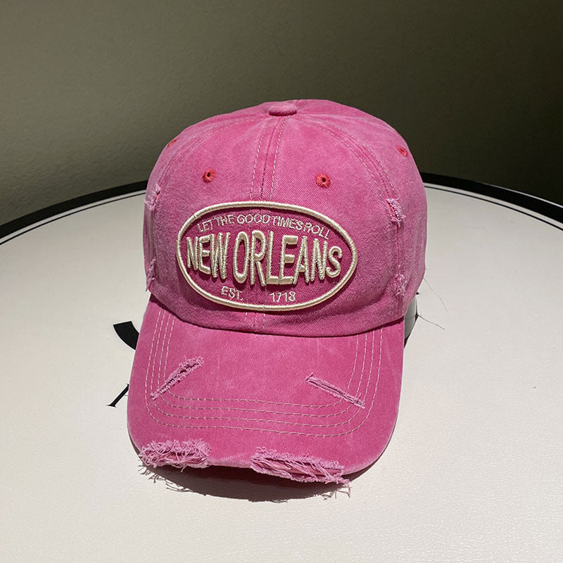 Wholesale  Letter Embroidered Cap Vintage  Baseball Cap