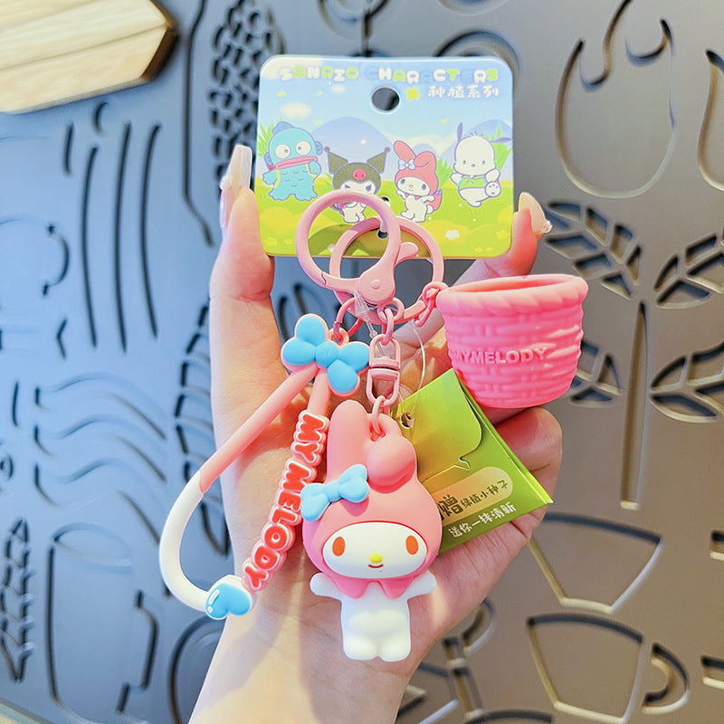 Wholesale Cartoon KuKu PVC Soft Keychain Creative Keychain ACCVIP-KC-HangLi005