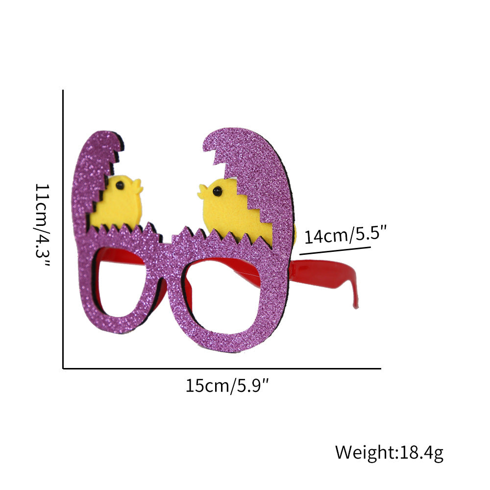 Wholesale Easter Egg Rabbit Chicken Glasses Ball Party Decorations