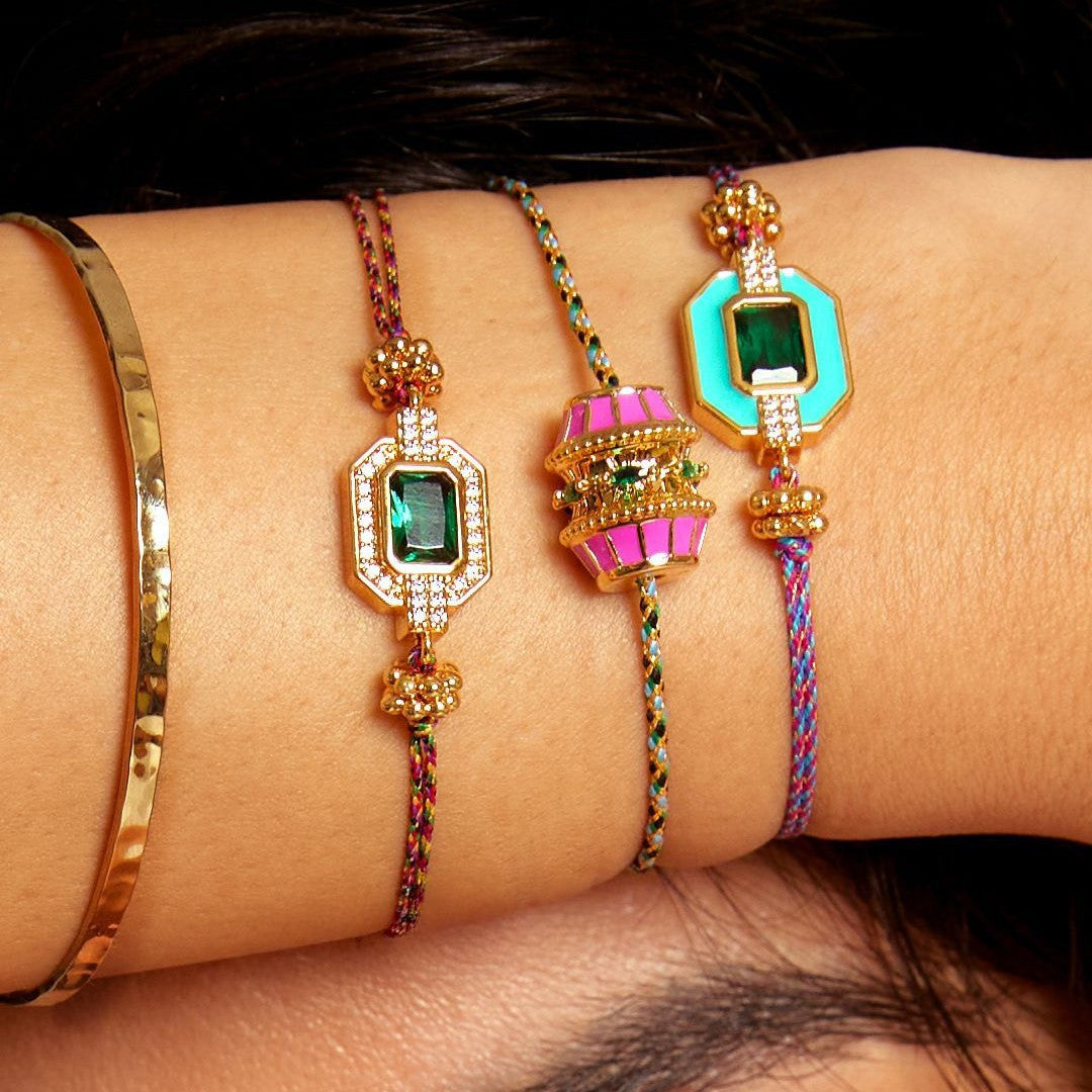 Wholesale Retro Niche Bracelet  Tarot Four-leaf Clover Bracelet