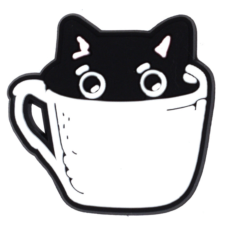 Wholesale Random 100pcs  cartoon toothbrush   PVC Soft Rubber Shoe Buckle Decoration