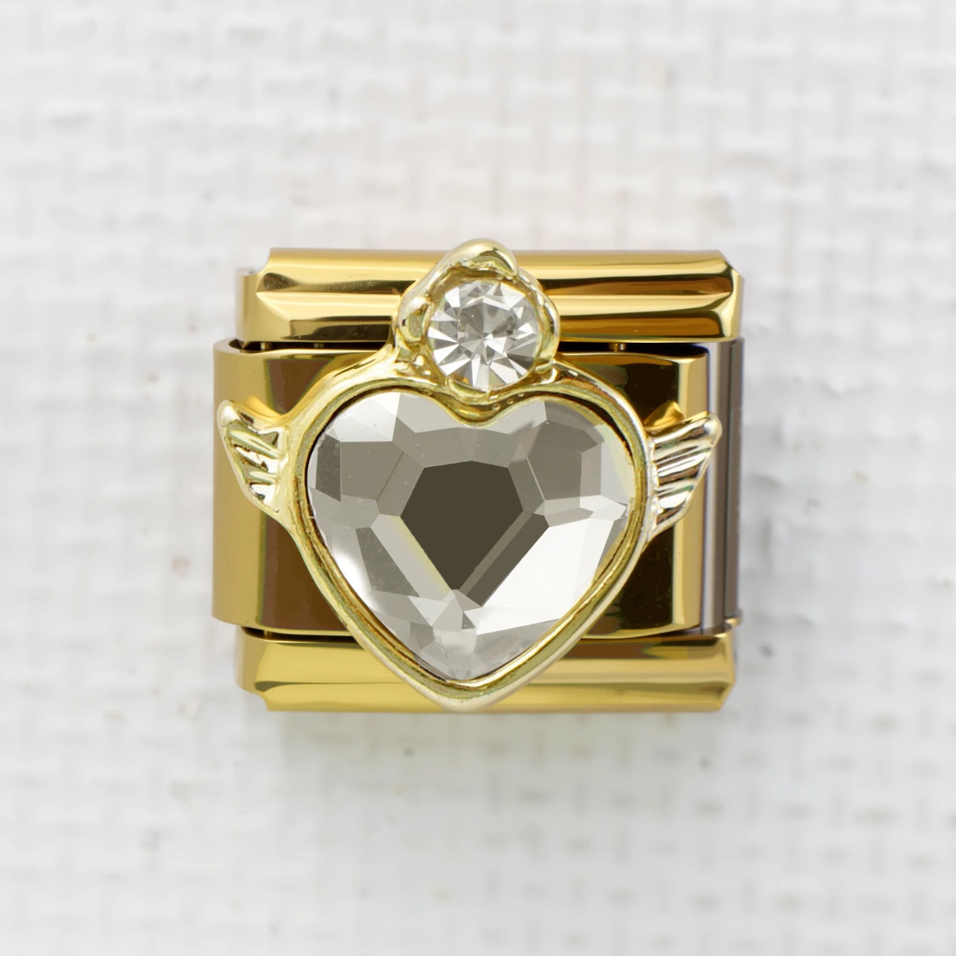 Wholesale 5pcs Italian Charm Bracelet 9mm DIY Splicing Perfume Bottle Bear Stainless Steel Composable Bracelet