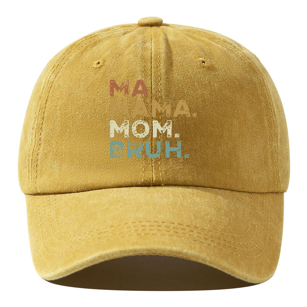 Wholesale Printed Letter Distressed Washed Cotton Retro Soft Top Baseball Cap Hat ACC-HT-BenDe004