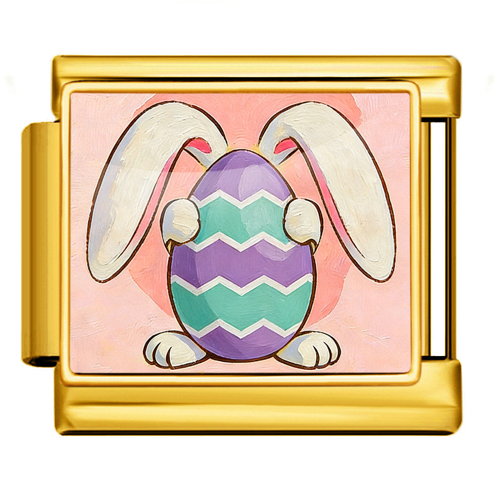 Wholesale Easter Egg Design Stainless Steel Bracelet,  Fashion Accessory for Boutique Resale