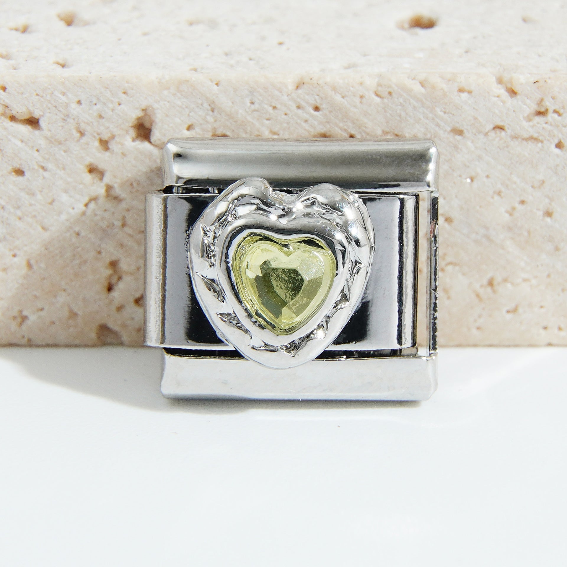 Bracelet de charme italien en gros de 9 mm Bridine d'épissage en acier inoxydable Bracelet composable