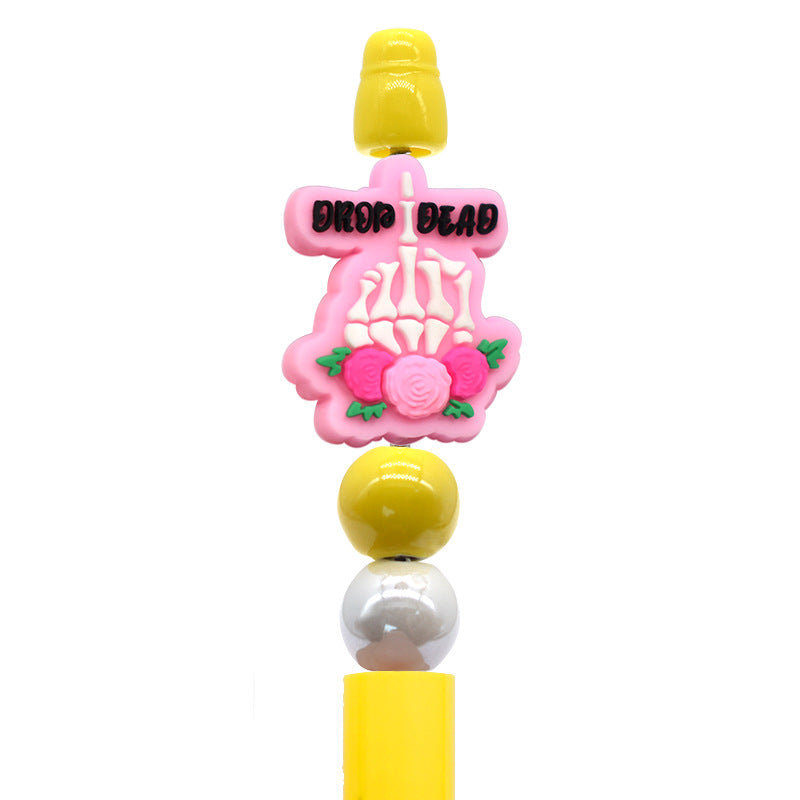 Wholesale Random 100pcs Halloween PVC Soft Focal Beads ACC-BDS-RYY005