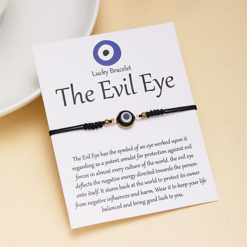Wholesale  devil's eye eyes hand-woven bracelet