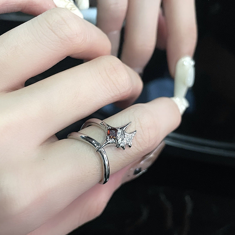 Wholesale Light Luxury Open Adjustable Copper Rings ACC-RS-JiuHao025