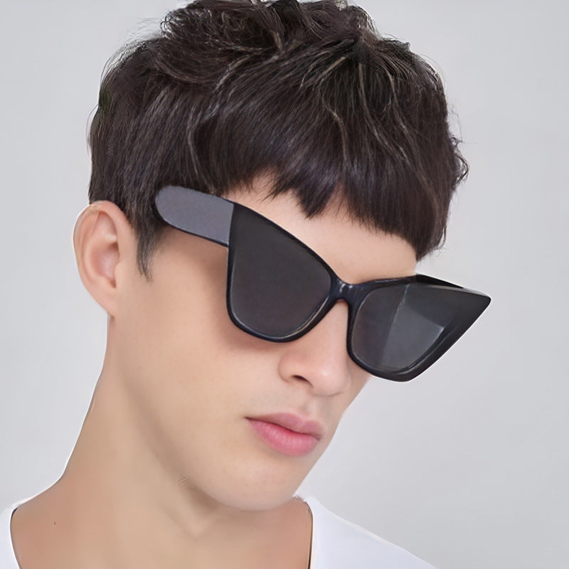 Wholesale cat eye sun protection punk decoration sunglasses