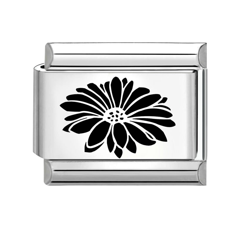 Wholesale Italian Charm Bracelet 9mm DIY Splicing Cute Creative Stainless Steel Composable Bracelet