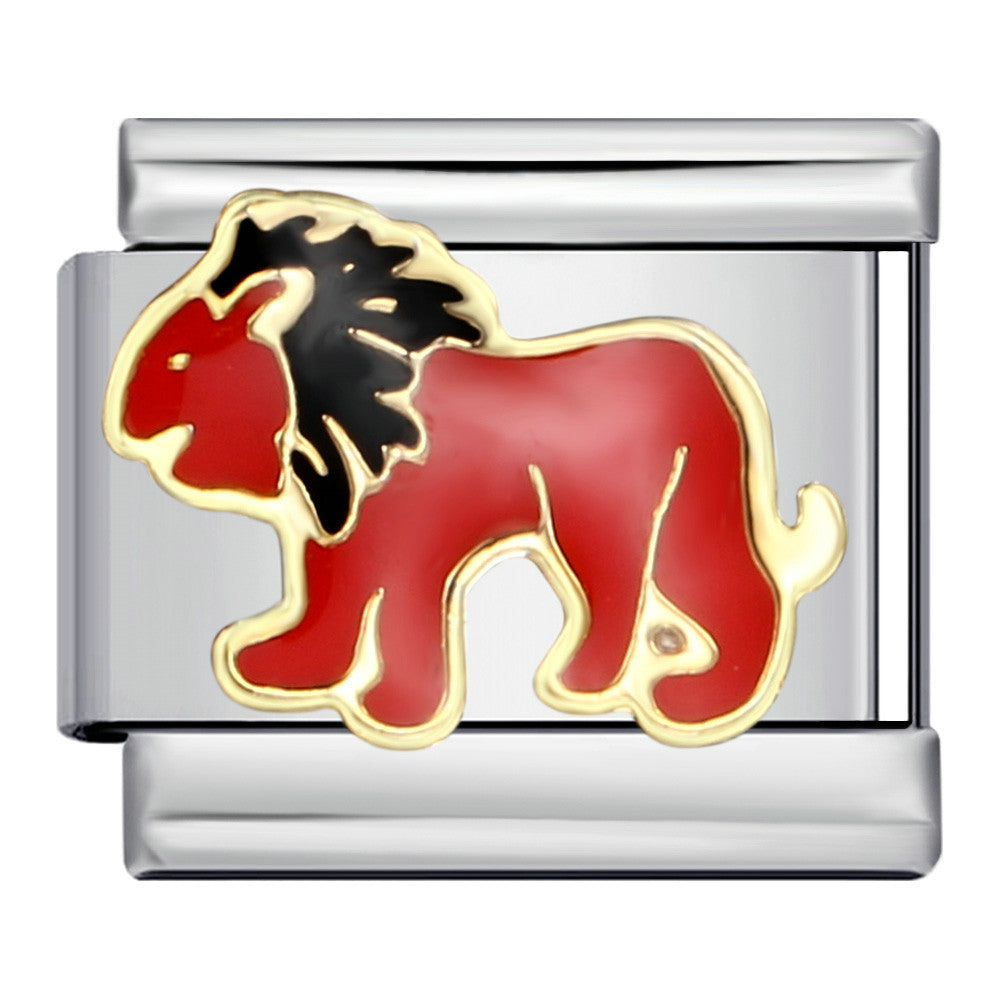 Wholesale Italian Charm Bracelet 9mm DIY Splicing Removable Cute Animal Stainless Steel Composable Bracelet