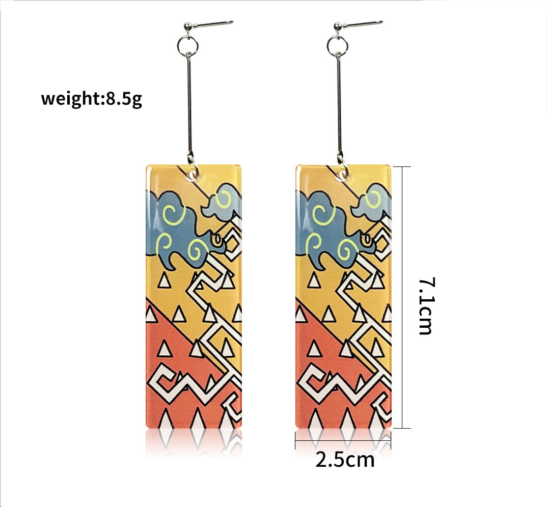 Wholesale Cartoon Anime Butterfly Acrylic Earrings ACC-ES-Jiay011