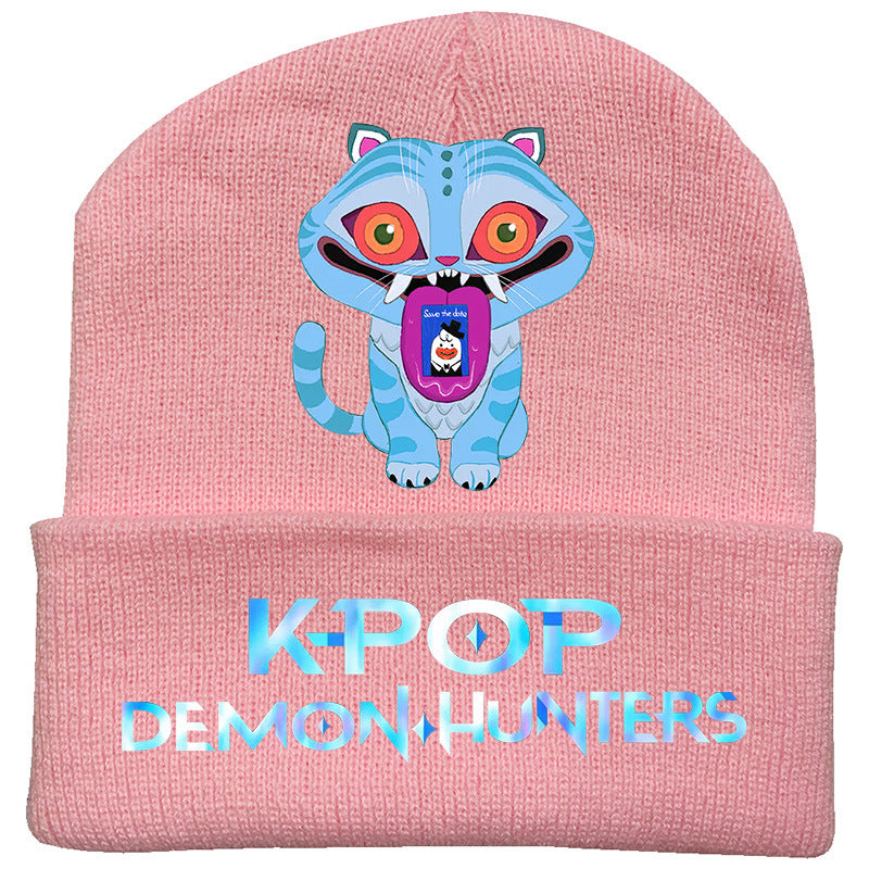 Wholesale kpop anime cartoon knitted hat Beanie