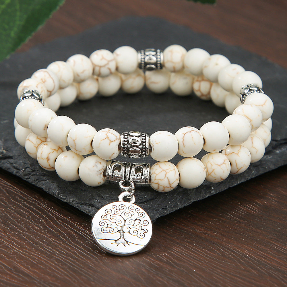 Wholesale  Coconut Shell Wood Multi-layer Stacked Wear Bracelet suit