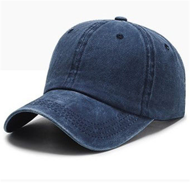 Wholesale Washed Pure Cotton Solid Color Light Plate Baseball Cap