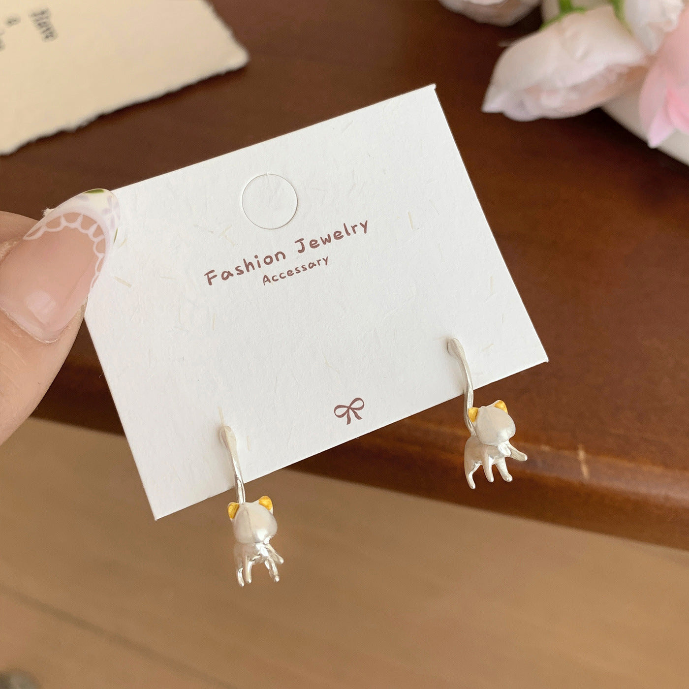 Wholesale Cat  Cartoon Cute   Earrings
