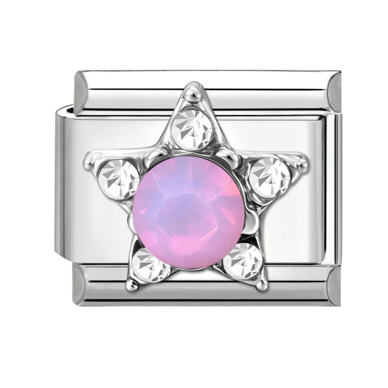 Wholesale Italian Charm Bracelet 9mm DIY Splicing Cute Creative Stainless Steel Composable Bracelet