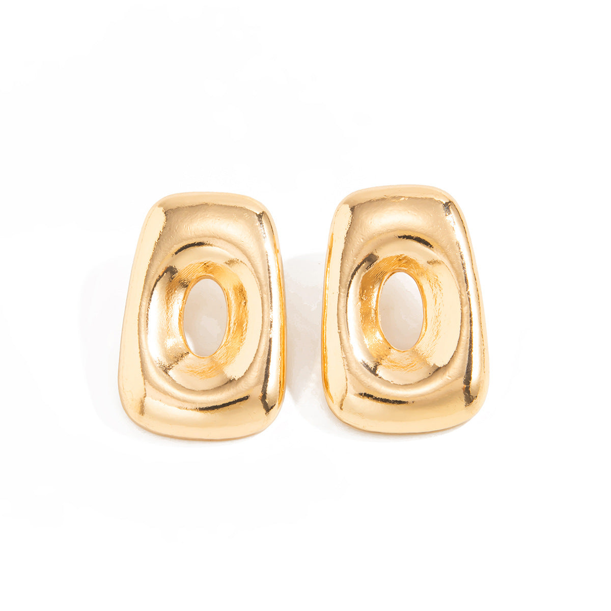 Wholesale Zinc Alloy Geometric Hollow-Out Earrings - Chic Fashion Accessory