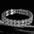 Wholesale 6mm full diamond claw chain bracelet 18K bride Joker diamond bracelet
