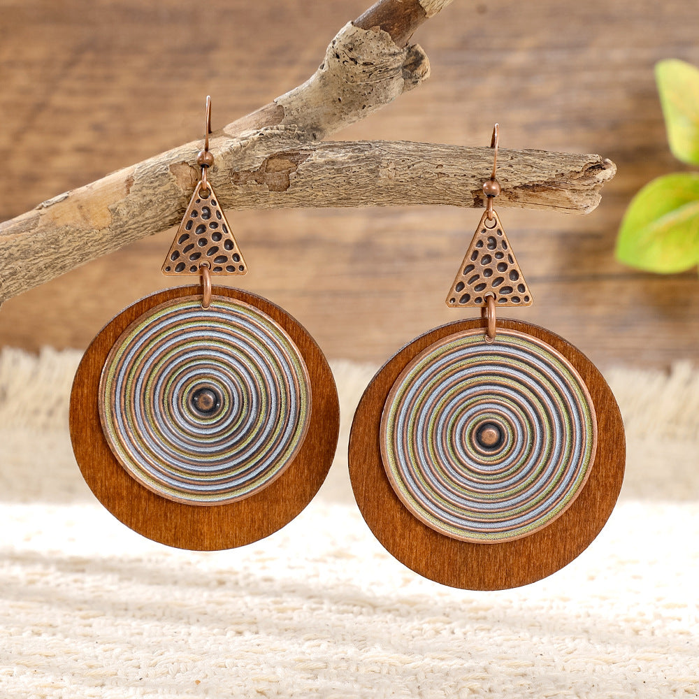 Wholesale Amazon' s Popular European and American Exaggerated Big-Name Earrings,  Versatile Earrings,  Fashionable and Trendyy Personalized Earrings