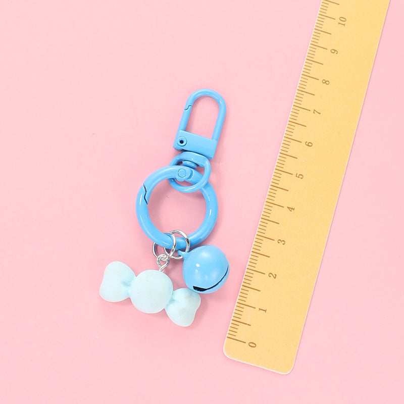 Wholesale Resin Candy Colored Bow Keychain ACC-KC-HuiMei005