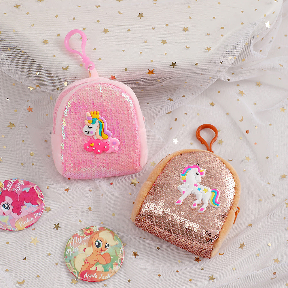 Wholesale Sequin Unicorn Coin Purse Wallet