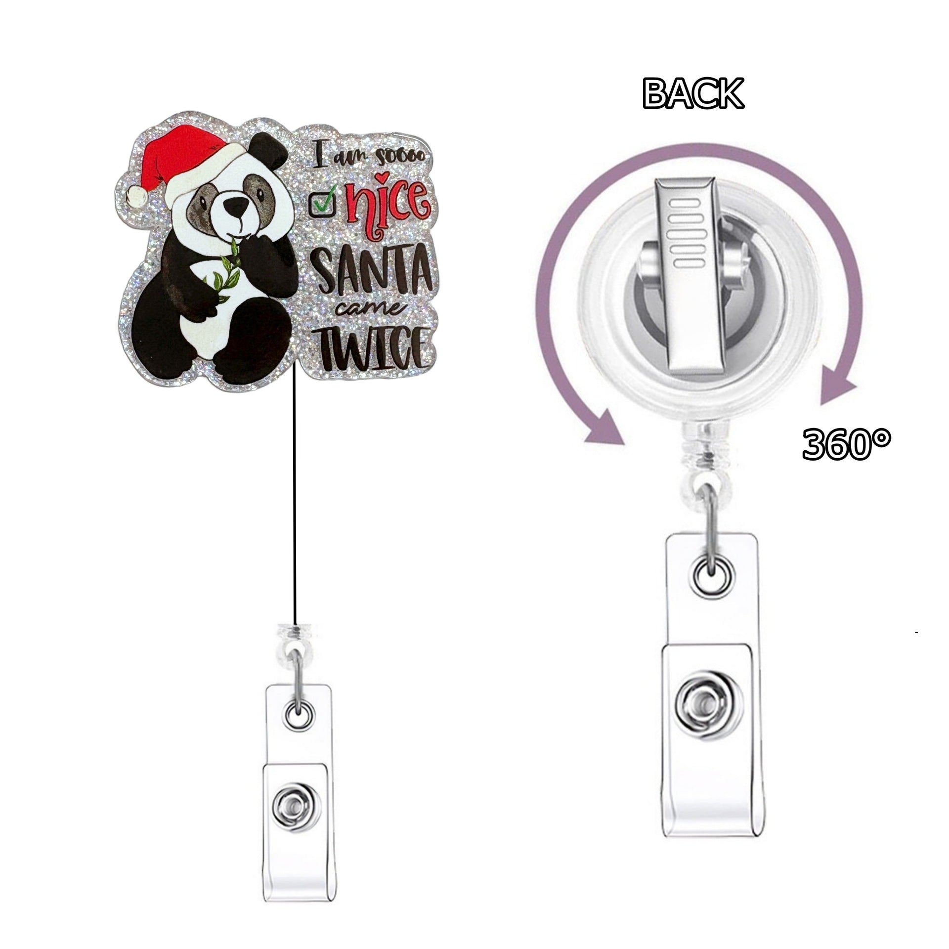 Wholesale  Christmas animal nurse Badge Reels