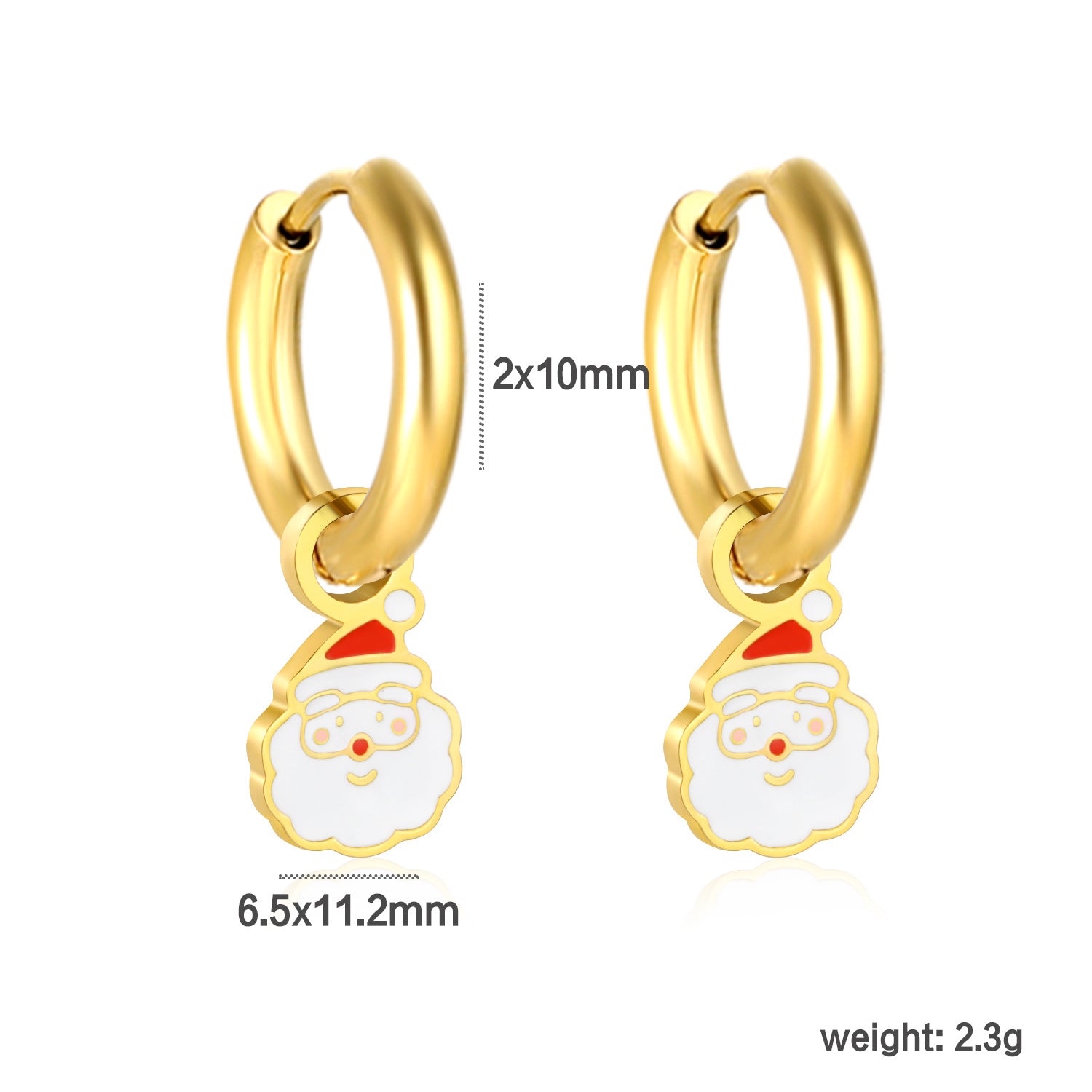 Wholesale versatile cute Christmas series stud earrings