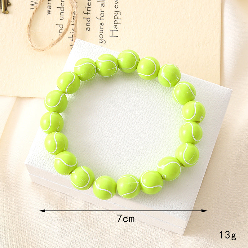 Wholesale Acrylic Ball Beaded Bracelets ACC-BT-YiL003