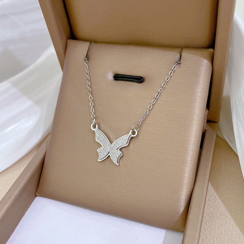 Wholesale Titanium Steel Geometric Animal Necklace Clavicle Chain Choker Necklace ACC-NE-LiGe005
