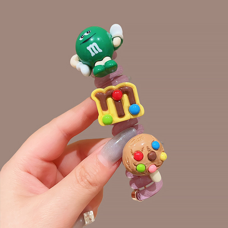 Wholesale Cartoon Funny Telephone Line Hair Scrunchies ACC-HS-Hanl007